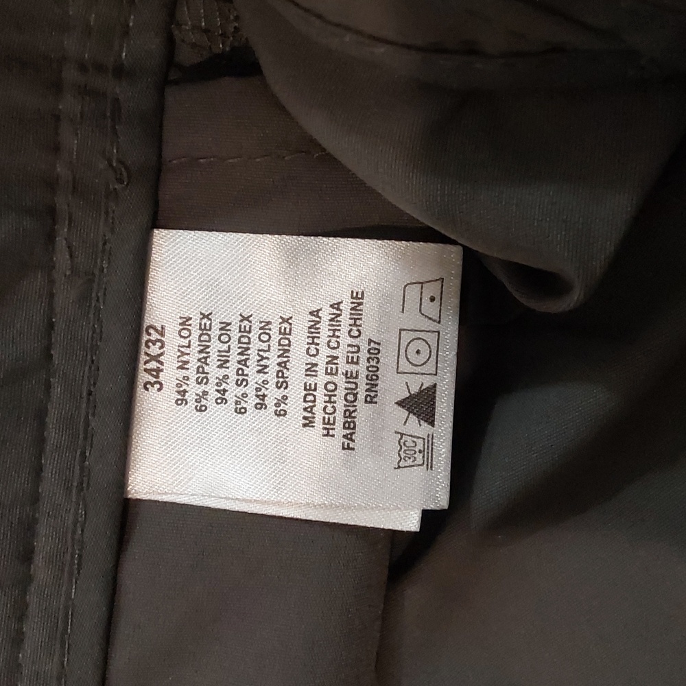 Ub Tech Classic Fit Mens Chino Cargo Pant Size 34x32 - Picture 7 of 10